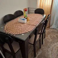 میز نهار خوری ۶نفره|میز و صندلی غذاخوری|صفادشت, |دیوار