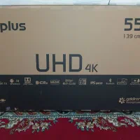 یکدستگاه تلویزیون ۵۵ اینچ برندGplus هوشمند4K
