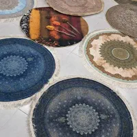 قالیچه فرش  گرد یک در یک ۱۲۰۰ شانه زیر قیمتی