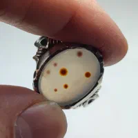 انگشتر عقیق شجر قاصدکی