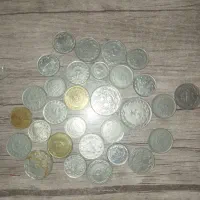 سکه های قدیمی ( خارجی ایرانی پهلوی )|کلکسیون سکه، تمبر، اسکناس|تبریز, |دیوار