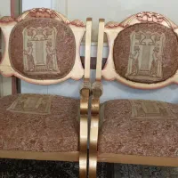 مبل سلطنتی|مبلمان خانگی و میز عسلی|میانه, |دیوار