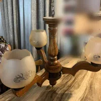 لوستر چوبی مناسب اتاق خواب و هال