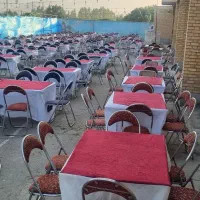صندلی تاشو و ظروف کرایه