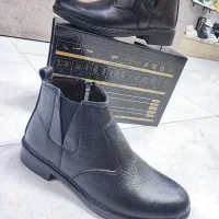 نیم پوتین مردانه بغل زیپ چرم طبیعی|کیف، کفش، کمربند|سنندج, |دیوار