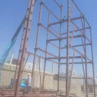 جوشکاری اسکلت سازه فلزی استاد رضا حسنوند