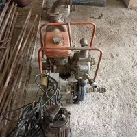 پمپ آب بنزینی لجن کش دینام خانگی لوله داربست خاموت
