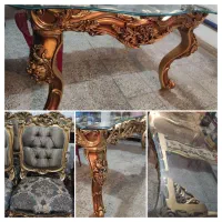 میز غذاخوری سلطنتی ۶ نفره