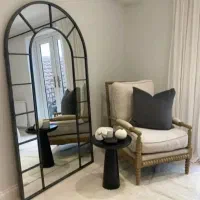 کد ۱۵۴/آینه فلزی رگال|آینه|ارومیه, |دیوار