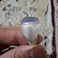 انگشتر تقره عقیق سوسنی