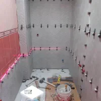 تخریب و بازسازی حمام . و انواع کاشیکاری