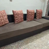 مبلمان راحتی در حد نو با تخفیف|مبلمان خانگی و میز عسلی|پرند, فاز ۳|دیوار