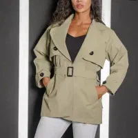 مانتو آستر دار