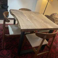 میز نهارخوری ۴نفره گردو