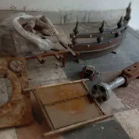 شومینه با وسایل کامل