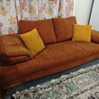 مبل تخت شو مکانیزه پشتی و دسته ها برند تاج ۱۰نفره|مبلمان خانگی و میز عسلی|تهران, گرگان|دیوار