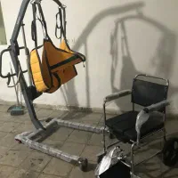 بالابر بیمار و ویلچر برای دستشویی و حمام بردن