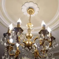 لوستر قدیمی برنز اصل