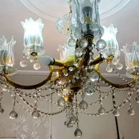 لوستر ۴ شاخه ۸ شعله