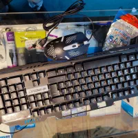 ماوس و کیبورد گیمینگ rgb دار آک|قطعات و لوازم جانبی رایانه|تبریز, |دیوار