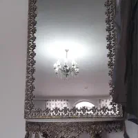 آینه و ساعت برنز