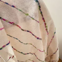 پارچه کنفی کرم رنگ