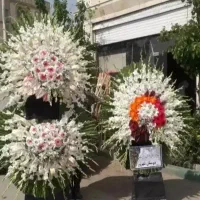 کد۰۲۱ تاج گل های  تسلیتی ختمی مدل تکه ای سایز ۴۰۴۱