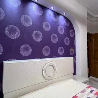 تخت۲نفره،میز آینه،۲تا پاتختی تشک۲نفره، فرش و پرده|تخت و سرویس خواب|لاهیجان, کوی آزادگان|دیوار