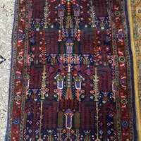 قالی دستباف کردی با نخ گیاهی|فرش|کرمانشاه, |دیوار