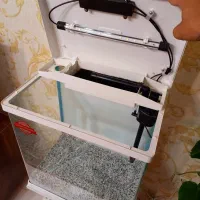 اکواریوم شرکتی اکوا با پایه شیشه خم DG400 لمسی|ماهی|ری, هاشم‌آباد|دیوار