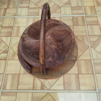 ظرف تاشو هندی چوبی|صنایع دستی و سایر لوازم تزئینی|ساری, |دیوار