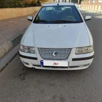 سمند LX XU7 سفید مدل ۱۳۹۶ تمیز ومرتب