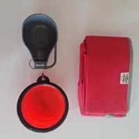 ظرف خاک مسافرتی گربه مدل تاشو و ظرف غذا