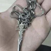 گردنبند زنجیر استیل مردانه طرح شمشیر|بدلیجات|تهران, ستارخان|دیوار