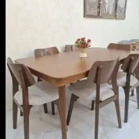 غذا خوری میز گالری چوب هیرمان