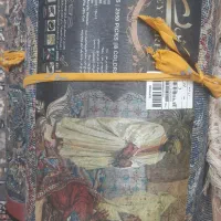 دوتخته فرش ۱۲متری جنس نخ پنبه ۷۰۰شانه تراکم ۲۵۵۰|فرش|پیشوا, |دیوار