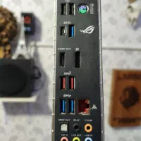 مادربرد ASUS ROG B450 F GAMING + CPU + POWER|قطعات و لوازم جانبی رایانه|گرگان, |دیوار