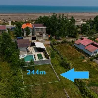 زمین ساحلی قواره سوم دریاروبروی شهرک برندشرق گیلان