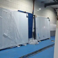 درب ریلی سردخانه کشتارگاهی|ماشینآلات صنعتی|تبریز, |دیوار