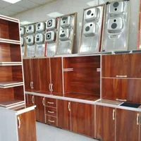 کابینت آشپزخانه هاشور سنگی|مصالح و تجهیزات ساختمان|رشت, حافظ آباد|دیوار