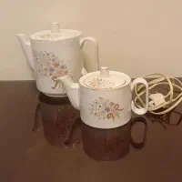 کتری قوری برقی چینی|قوری، کتری، قهوه‌ساز دستی|تهران, قیطریه|دیوار