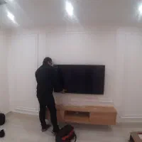 نصب تلویزیون روی دیوار - نصب شلف|خدمات پیشه و مهارت|تهران, امام زاده عبدالله|دیوار