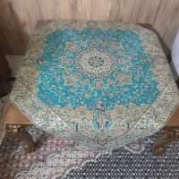 رومیزی آبی فیروز ای