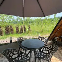 اجاره کلبه سوئیسی جکوزی روباز جنگلی روی کوه|اجارهٔ کوتاه‌مدت ویلا و باغ|شفت, |دیوار