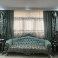 پرده ترک گل برجسته