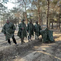 پانچو جیب‌دار بزرگسال