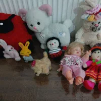 عروسک اسباب بازی گوسفندبزغاله کفشدوزک خرگوش|اسباب‌‌بازی|مشکین‌دشت, |دیوار