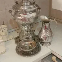 سرویس سماور تمام استیل نو