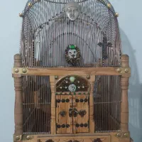 قفس برنجی قدیمی سهره