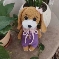 عروسک تزئینی سگ زیبا